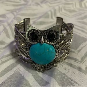 Turquoise Owl Bracelet